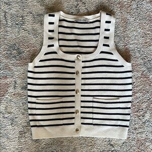 Abercrombie button up sweater vest